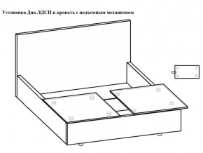 Кровать Феодосия норма 140 с механизмом подъема и дном ЛДСП в Перми - perm.magazinmebel.ru | фото - изображение 5